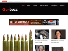 Tablet Screenshot of gunbuzz.com